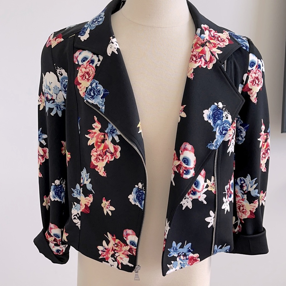 New! Express multi color floral Jacket, Blazer